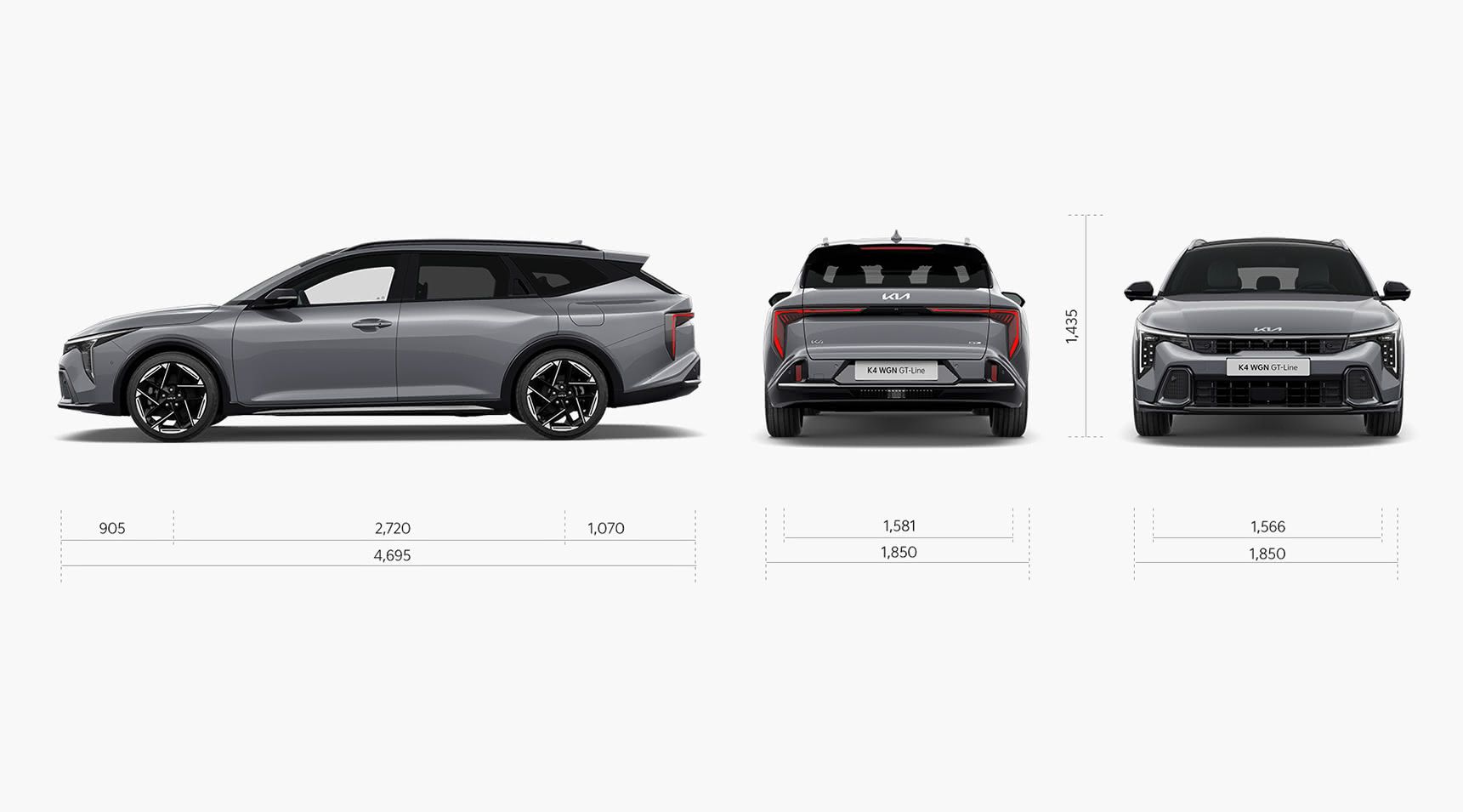 Kia EV4 Dimensions - all
